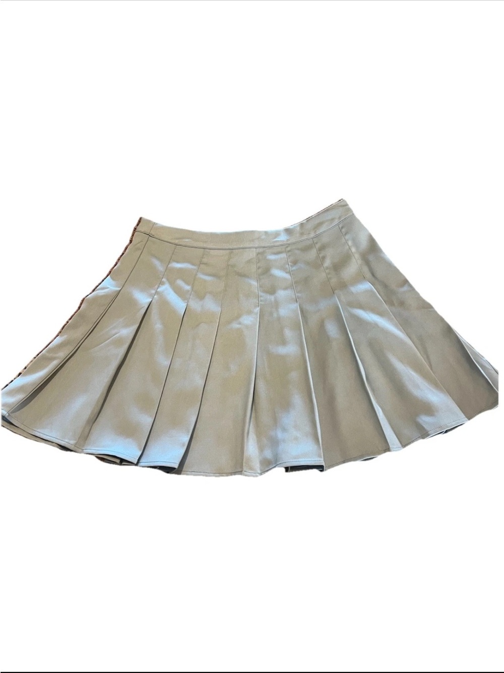 Urban Daizy Pleated Mini Skirt L Sage Green Golf Tennis Boating School Girl
